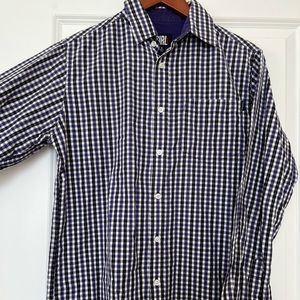 Rare Skatebrand Girl- Purple and black Button Down